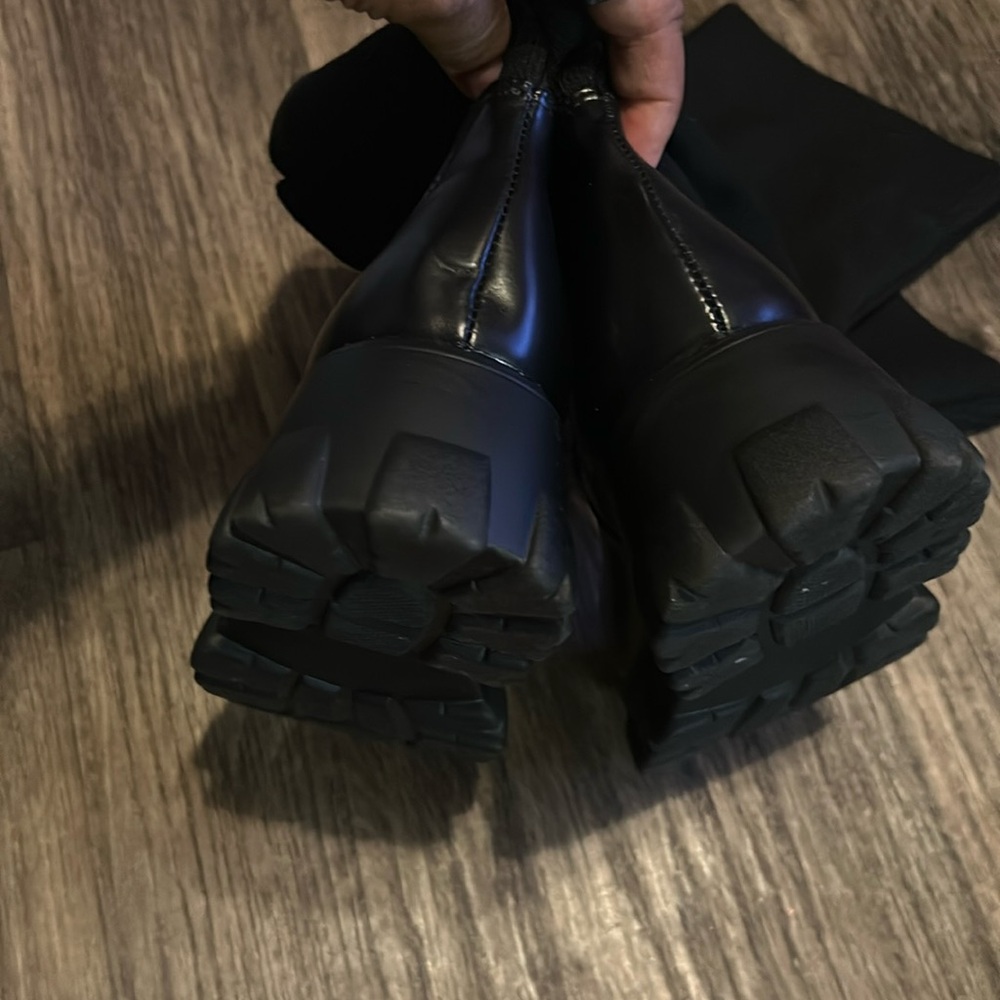 Women's Over Knees Knitted Thigh High Boots - Picture 7 of 8